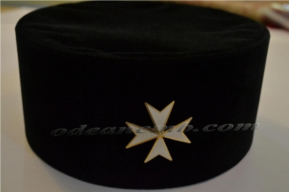 Knights of Malta - Knights Cap with Badge