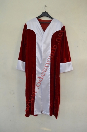 Gown Red white